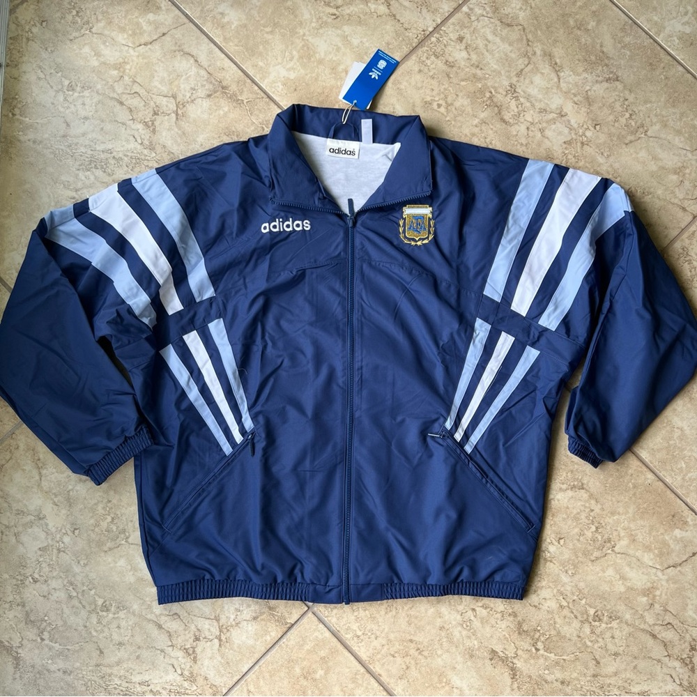 Adidas argentina 1994 retro windbreaker jacket. Size Large - original NWT